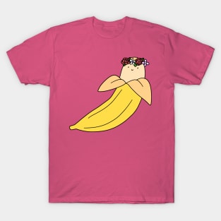 Flower Crown Banana T-Shirt